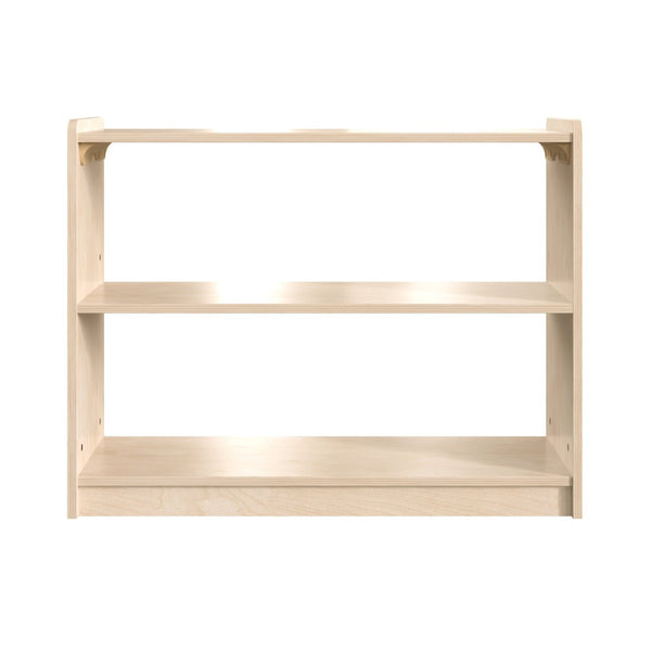 English Elm Bright Beginnings 2-Shelf Wooden Classroom Storage Unit, Safe & Durable Design for Kids' Spaces MK-KE23919-GG