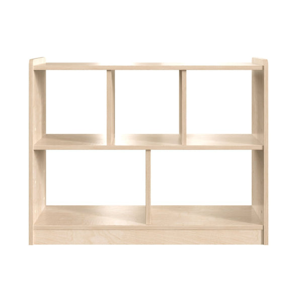 English Elm Bright Beginnings 5-Section Modular Wooden Storage Unit for Classrooms - Safe, Stylish & Durable Design MK-KE23940-GG