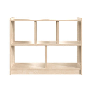 English Elm Bright Beginnings 5-Section Modular Wooden Storage Unit for Classrooms - Safe, Stylish & Durable Design MK-KE23940-GG