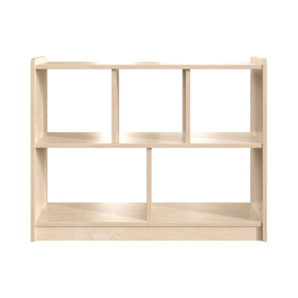 English Elm Bright Beginnings 5-Section Modular Wooden Storage Unit for Classrooms - Safe, Stylish & Durable Design MK-KE23940-GG