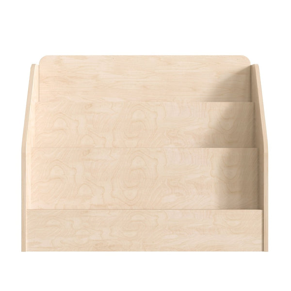 English Elm Bright Modular Wooden Classroom 3-Tier Book Display Shelf - Sturdy, Child-Friendly & Easy to Clean MK-KE24299-GG