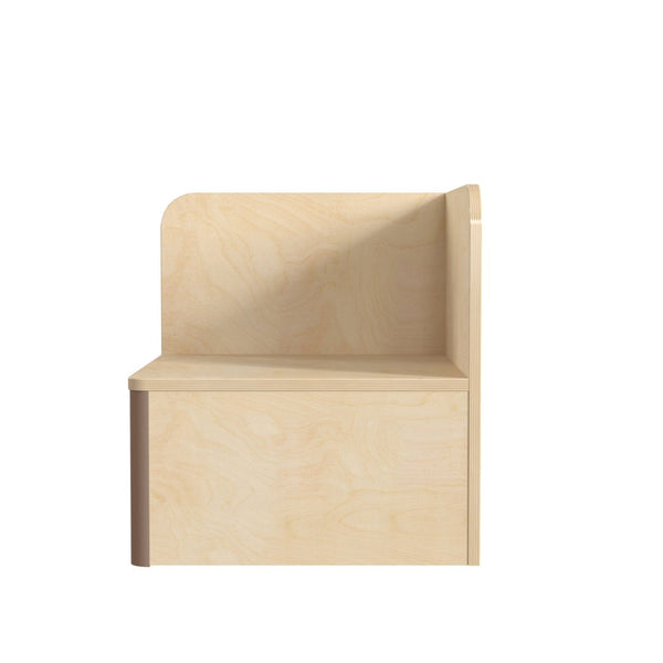 English Elm Bright Modular Classroom Corner Table - Durable Wooden Design for Kids, Safe Play, Easy Cleanup MK-KE24336-GG