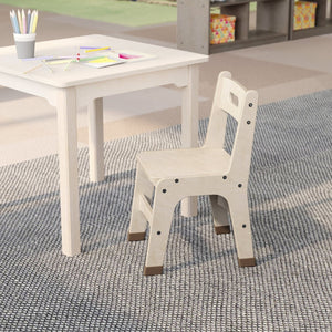 English Elm Bright Wooden Classroom Chairs Set of 2 - Ergonomic, Safe, Durable, Child-Sized Seating for Kids MK-KE24442-GG