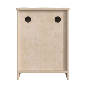 English Elm Bright Imaginative Play Refrigerator - Commercial Grade Wooden Kitchen Storage for Kids, Greenguard Certified MK-ME03508-GG