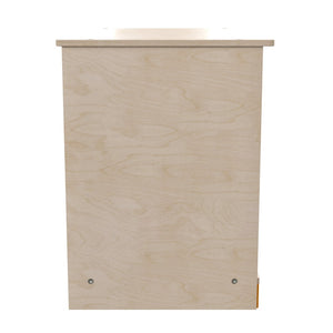 English Elm Bright Wooden Kitchen Cabinet for Kids – Two Shelves for Organized Play, Safe Design, and Durability MK-ME03539-GG