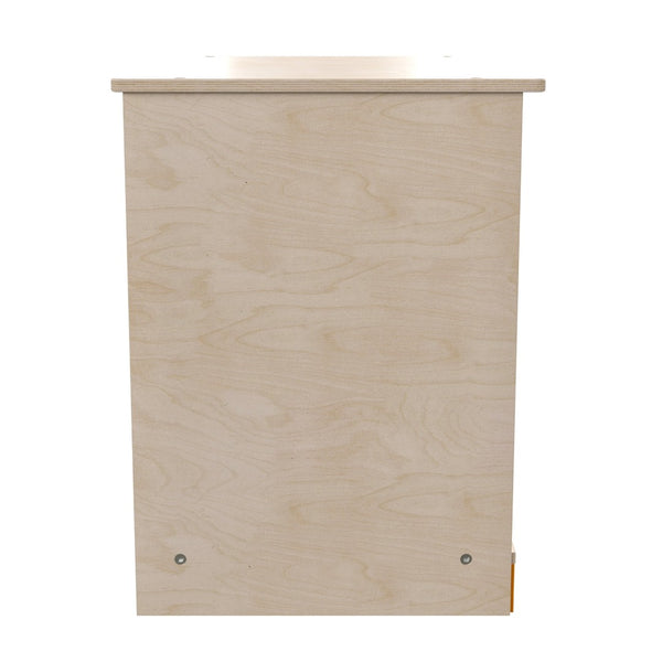 English Elm Bright Wooden Kitchen Cabinet for Kids – Two Shelves for Organized Play, Safe Design, and Durability MK-ME03539-GG