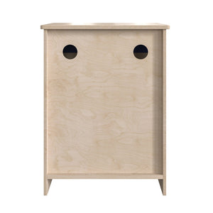 English Elm Bright Beginnings Wooden Kid's Washing Machine with Storage, Knobs & Interactive Play for Classrooms MK-ME03546-GG