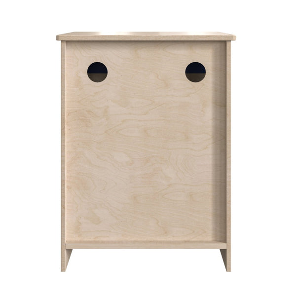 English Elm Bright Beginnings Wooden Kid's Washing Machine with Storage, Knobs & Interactive Play for Classrooms MK-ME03546-GG