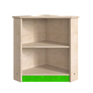 English Elm Bright Two-Tier Corner Kitchen Cabinet for Kids - Durable Birch Plywood with Safe, Stylish Storage MK-ME03553-GG