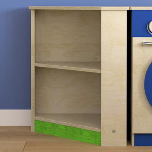 English Elm Bright Two-Tier Corner Kitchen Cabinet for Kids - Durable Birch Plywood with Safe, Stylish Storage MK-ME03553-GG