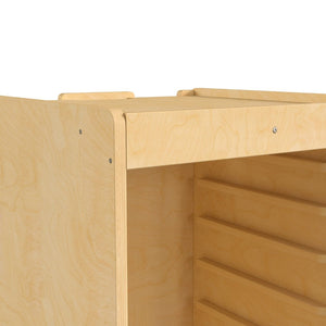 English Elm Bright Mobile STEAM Wall Storage Cart with Locking Wheels – Kid-Friendly, Durable, & Organized Solution! MK-ME06639-GG