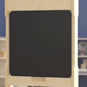 English Elm Bright Beginnings Magnetic Chalkboard STEAM Wall Accessory - Durable, Versatile, Kid-Friendly Fun! MK-ME088002-GG