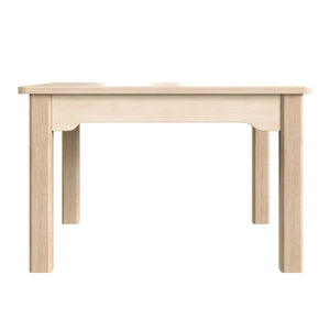 English Elm Bright Beginnings Square Preschool Activity Table - Durable Beech Design, Easy-Clean, Safe & Sturdy MK-ME088007-GG
