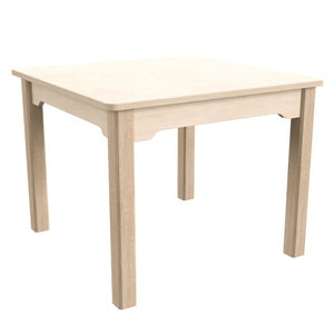 English Elm Bright Beginnings Commercial Grade Preschool Activity Table - Durable, Safe, Easy-Clean, Beech Finish MK-ME088008-GG
