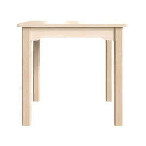 English Elm Bright Commercial-Grade Wooden Square Activity Table for Preschool, 23.5"W x 21.25"H, Beech Finish MK-ME088009-GG