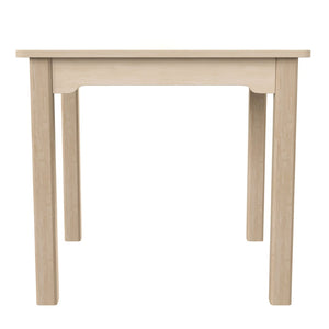 English Elm Bright Commercial-Grade Wooden Square Activity Table for Preschool, 23.5"W x 21.25"H, Beech Finish MK-ME088009-GG