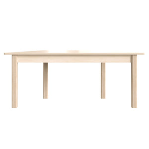English Elm Bright Beginnings Trapezoid Activity Table for Preschool, Durable Beechwood Design, Ages 3-7 MK-ME088017-GG