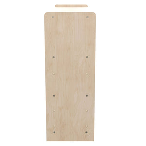 English Elm Bright Beginnings Extra Wide 3 Shelf Wooden Classroom Storage Unit - Safe, Durable, Kid-Friendly Design MK-ME088029-GG