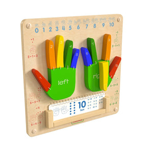 English Elm Bright Beginnings STEAM Wall Activity Board - Engaging Counting Play with Sensory Feedback & Safety! MK-ME09524-GG