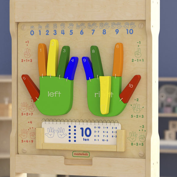 English Elm Bright Beginnings STEAM Wall Activity Board - Engaging Counting Play with Sensory Feedback & Safety! MK-ME09524-GG