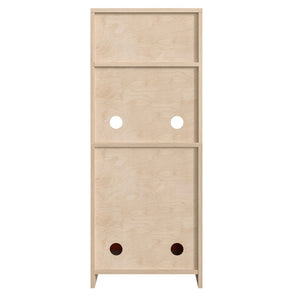 English Elm Bright Children's Kitchen Cabinet - Greenguard Certified, Durable Wooden Playset with Microwave & Storage MK-ME10292-GG