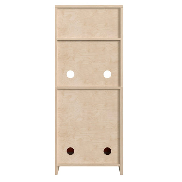 English Elm Bright Children's Kitchen Cabinet - Greenguard Certified, Durable Wooden Playset with Microwave & Storage MK-ME10292-GG