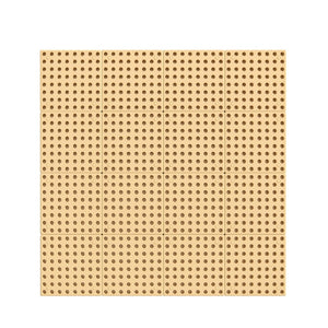 English Elm Bright Beginnings Modular STEAM Wall Peg System Panel - Durable 31.5" Learning Surface for Classrooms MK-ME10964-GG