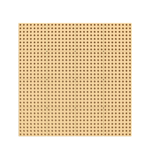 English Elm Bright Beginnings Modular STEAM Wall Peg System Panel - Durable 31.5" Learning Surface for Classrooms MK-ME10964-GG