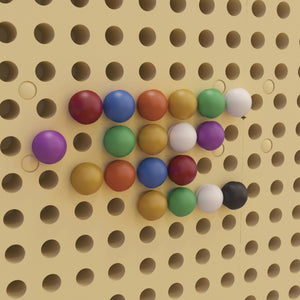 English Elm Bright Beginnings 512-Piece Multicolor Peg Set for Modular STEAM Walls - Hands-On Learning Fun! MK-ME12746-GG