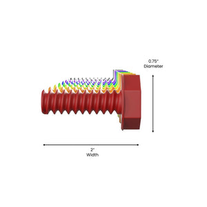English Elm Bright Beginnings 512-Piece Commercial Grade Screw Accessory Pack for Engaging STEAM Learning Activities MK-ME12920-GG