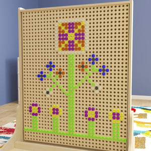 English Elm Bright Beginnings 512-Piece Commercial Grade Screw Accessory Pack for Engaging STEAM Learning Activities MK-ME12920-GG