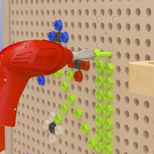 English Elm Bright Beginnings 8-Piece Commercial Grade Tool Set for STEAM Wall Systems - Engage & Inspire Learning MK-ME13118-GG