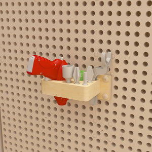 English Elm Bright Beginnings 8-Piece Commercial Grade Tool Set for STEAM Wall Systems - Engage & Inspire Learning MK-ME13118-GG