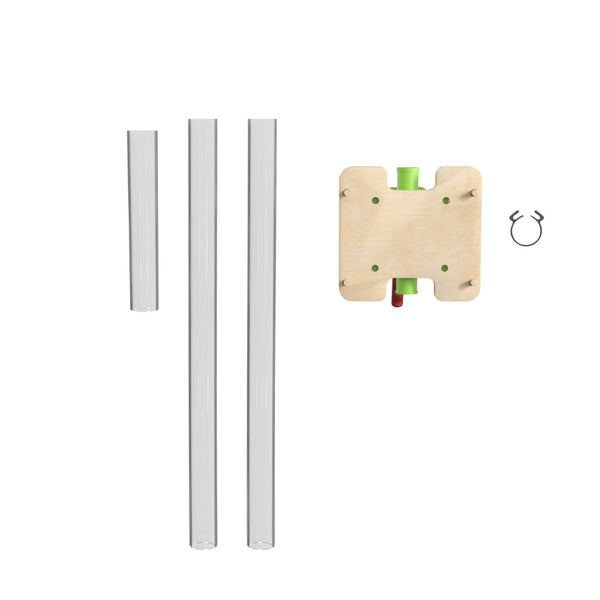 English Elm Bright Beginnings 10-Piece Pipe Builder Pump Set for Interactive STEAM Learning & Creative Play MK-ME13149-GG