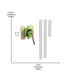 English Elm Bright Beginnings 10-Piece Pipe Builder Pump Set for Interactive STEAM Learning & Creative Play MK-ME13149-GG