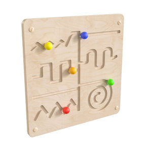 English Elm Bright Beginnings STEAM Wall Activity Board: Engaging Motor Skills Maze for Learning & Play MK-ME14337-GG