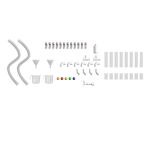 English Elm Bright Beginnings 80-Piece Pipe Builder Set for Creative STEAM Learning in Classrooms & Daycares MK-ME14788-GG