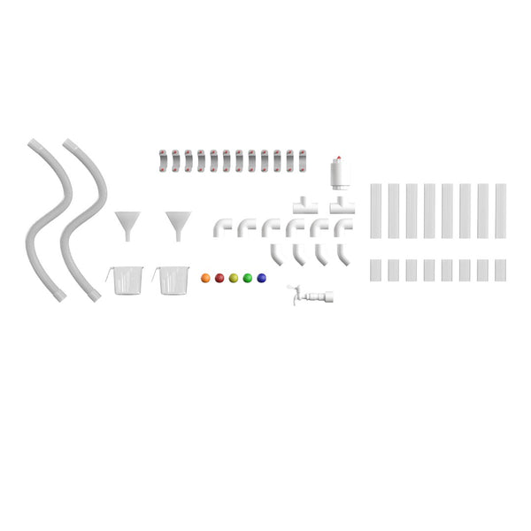 English Elm Bright Beginnings 80-Piece Pipe Builder Set for Creative STEAM Learning in Classrooms & Daycares MK-ME14788-GG