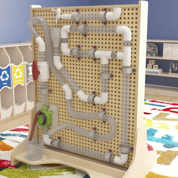 English Elm Bright Beginnings 80-Piece Pipe Builder Set for Creative STEAM Learning in Classrooms & Daycares MK-ME14788-GG