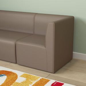 English Elm Bright Modular Classroom Corner Chair – Commercial-Grade Soft Seating for Cozy Reading Nooks MK-ME15716-GG