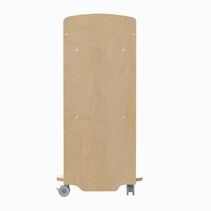 English Elm Bright Beginnings Mobile Storage Cart with 14 Round Compartments & Locking Wheels for Classrooms MK-ME16614-GG