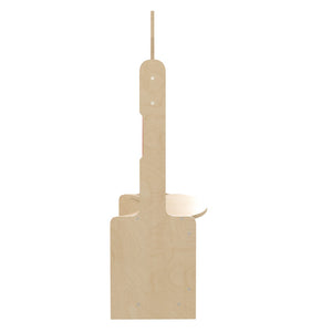 English Elm Bright Beginnings Wooden Puppet Theater with Magnetic Chalkboard & Removable Curtains for Kids' Play MK-ME19202-GG