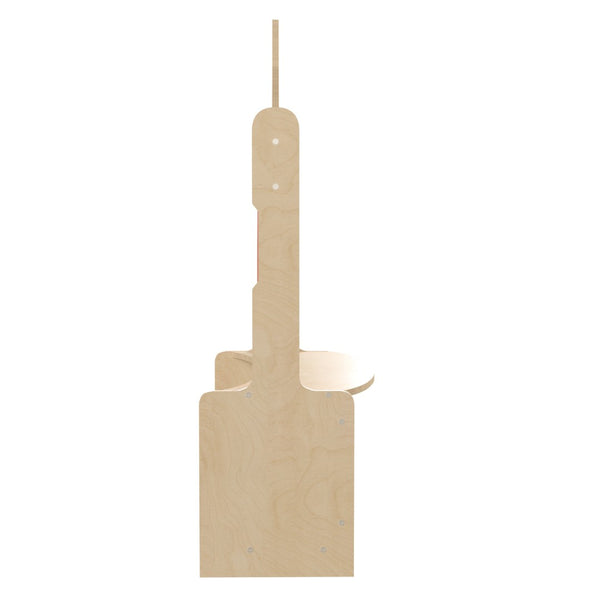 English Elm Bright Beginnings Wooden Puppet Theater with Magnetic Chalkboard & Removable Curtains for Kids' Play MK-ME19202-GG