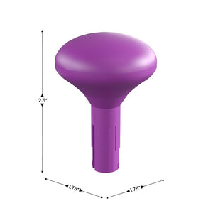 English Elm Bright Beginnings 64-Piece Jumbo Peg Accessory Pack for Engaging Modular STEAM Learning Fun! MK-ME21113-GG