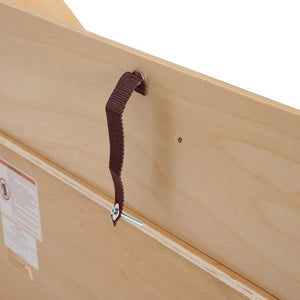 English Elm Hercules 3-Shelf Natural Wooden Book Display - Kid-Safe Design for Classrooms, Daycares & Playrooms MK-STR800H-GG