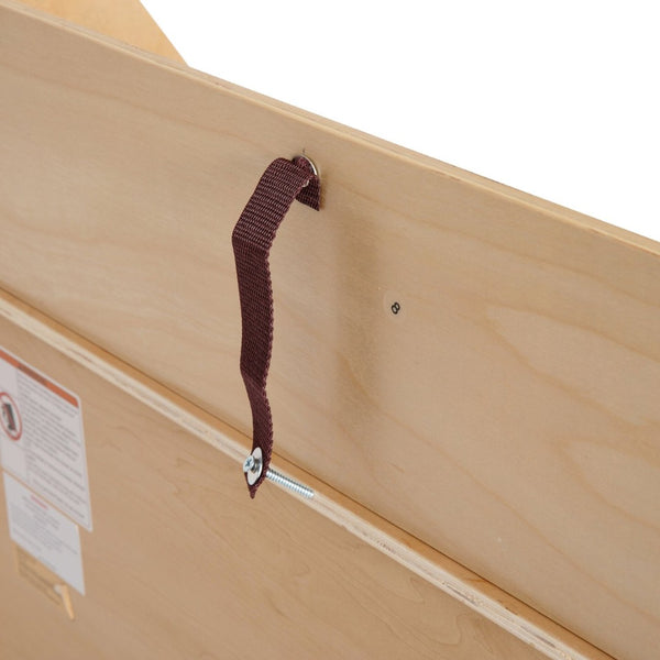 English Elm Hercules 3-Shelf Natural Wooden Book Display - Kid-Safe Design for Classrooms, Daycares & Playrooms MK-STR800H-GG