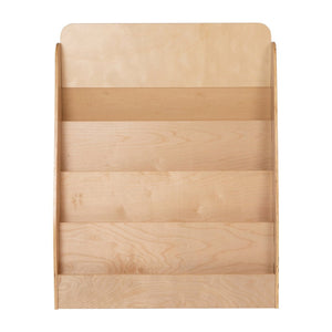 English Elm Hercules 4-Shelf Natural Wood Display Stand for Kids – Safe, Durable & Stylish for Home or Classroom Use MK-STR800L-GG