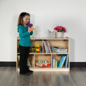 English Elm Hercules Wooden 8-Section Storage Cabinet for Classrooms and Playrooms - Safe, Durable Design Solutions Natural In Stock. Usually ships in 24 - 48 business hours MK-STRG004-GG