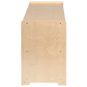 English Elm Hercules Wooden 8-Section Storage Cabinet for Classrooms and Playrooms - Safe, Durable Design Solutions Natural In Stock. Usually ships in 24 - 48 business hours MK-STRG004-GG