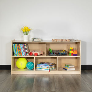 English Elm Hercules Wooden 8-Section Storage Cabinet for Classrooms and Playrooms - Safe, Durable Design Solutions Natural In Stock. Usually ships in 24 - 48 business hours MK-STRG006-GG